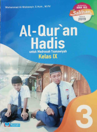 Image of AL-QUR'AN HADIS KELAS IX
