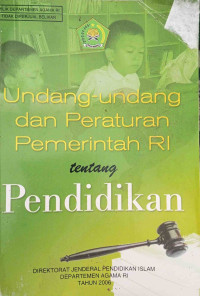 Image of UNDANG-UNDANG DAN PERATURAN PEMERINTAH RI TENTANG PENDIDIKAN