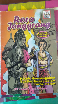 Image of RORO JONGRANG= kisah pembangunan seribu candi dalam satu malam