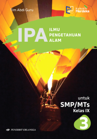 Image of IPA 3 ILMU PENGETAHUAN ALAM UNTUK SMP/MTS KELAS IX